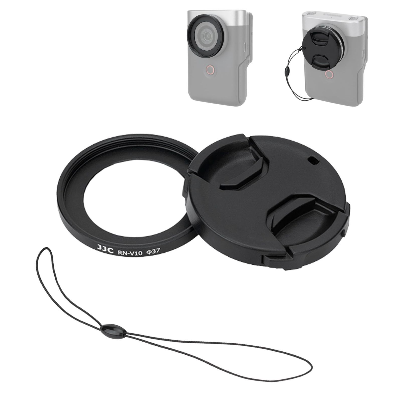 数量限定】キャノン Canon キット PowerShot V10 レンズキャップ