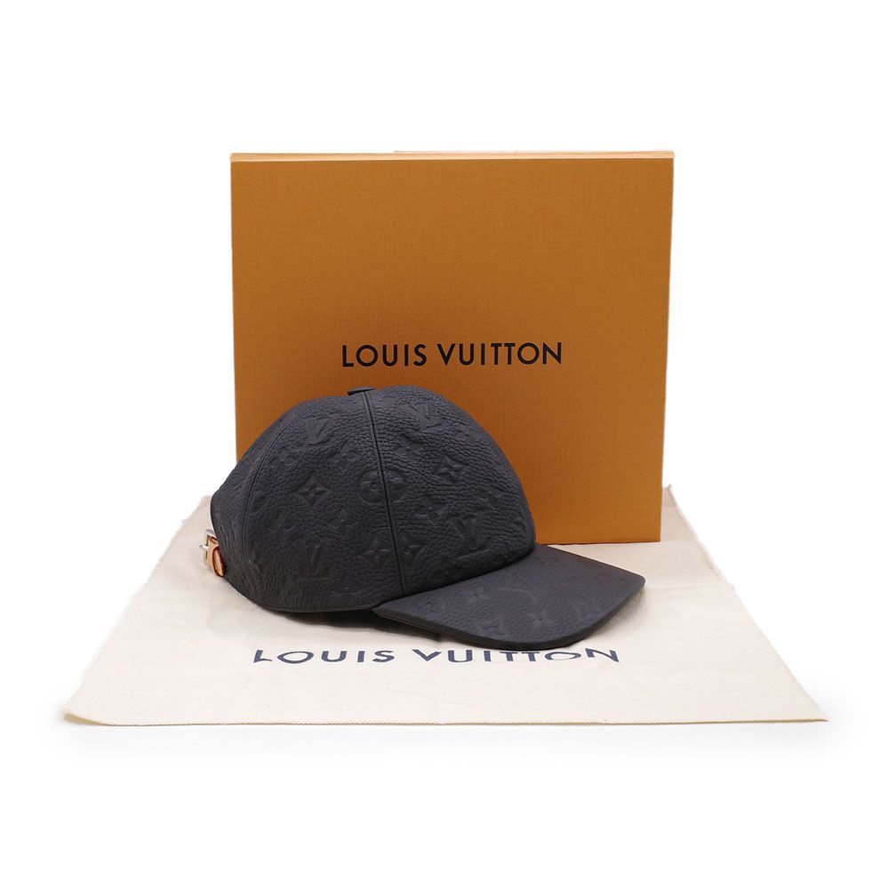 カラーブラックノワール美品 LOUIS VUITTON アンプラント キャスケット 1.1 レザー