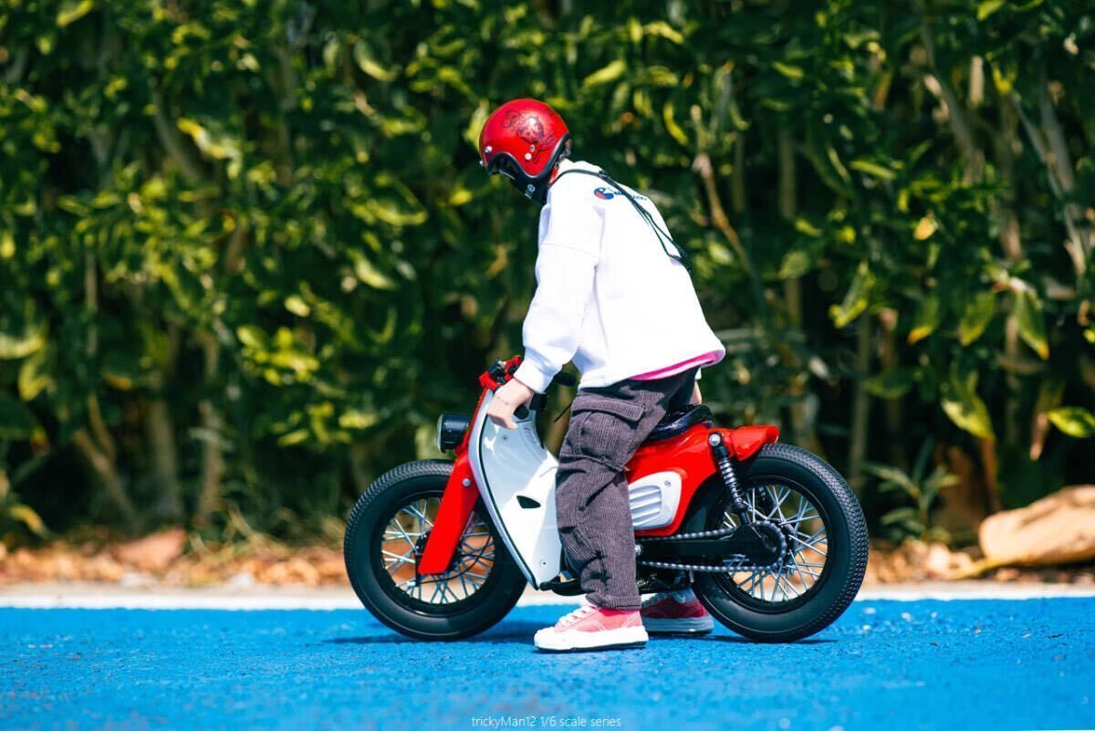 trickyMan12 1/6 ホンダ カブ スーパーカブ Red.Ver trickyMan12 1/6 ホンダ カブ スーパーカブ Red.Ver の通販 by