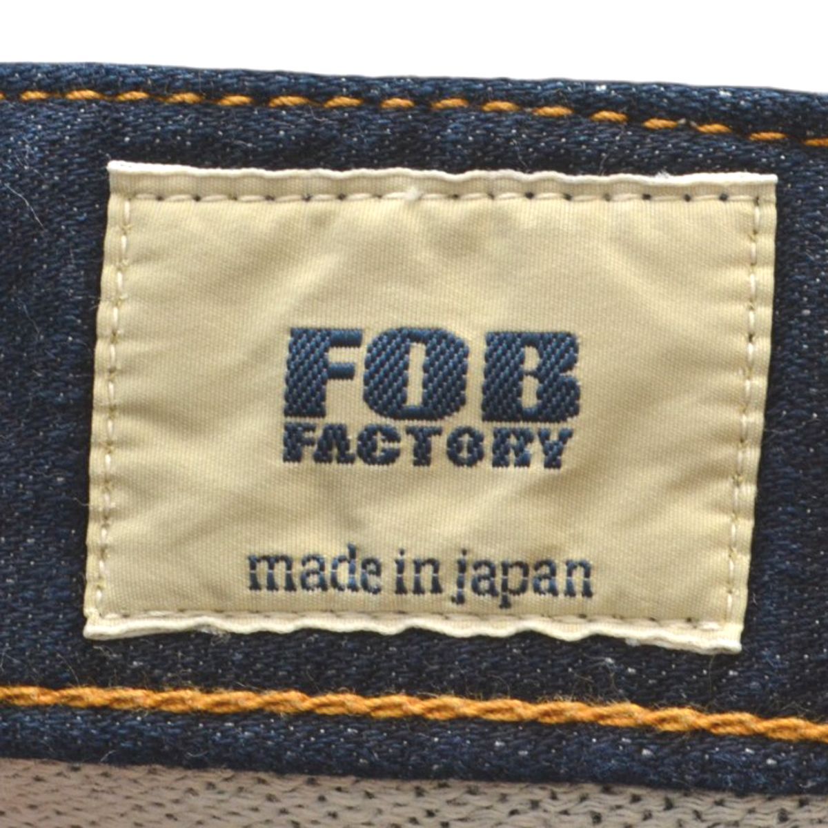 FOB FACTORY エフオービーファクトリー F1140 リラックスデニムパンツ 