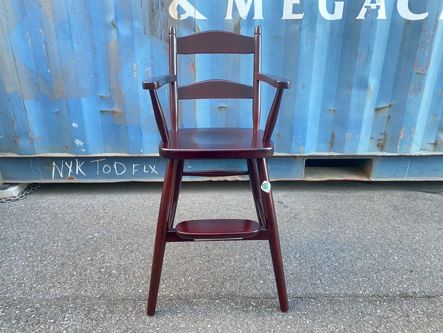 美品】飛騨産業 キツツキマーク ハイチェア キッズチェア