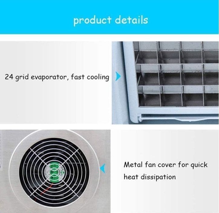 ミルクティーショップFangbing用の業務用ミニ製氷機