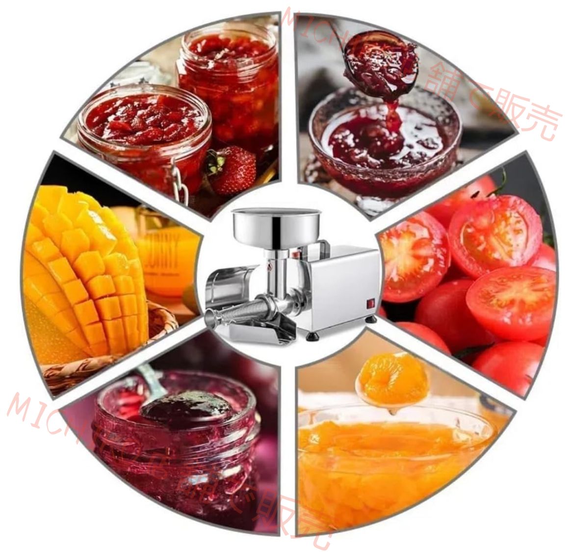 ジャム＆ソース絞り器メーカー 業務用食品粉砕プレス機 トマトソース用食品ストレーナーソースメーカー ステンレス製電動トマトストレーナー WWW_KANDAIZUMI_COM