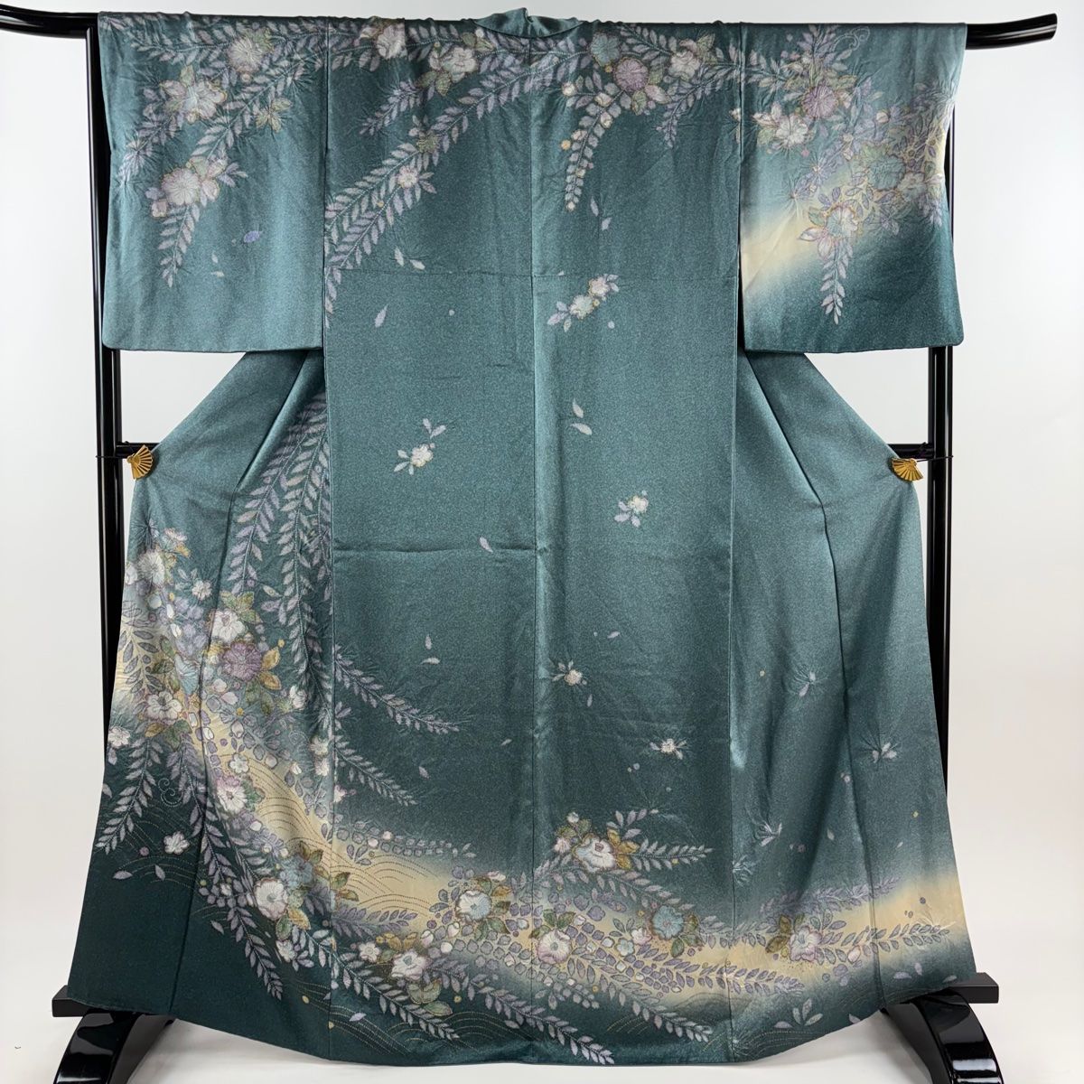 10025☆送料込み❣️能州紬 本真綿手びき紬糸手織 反物❣️ 10025☆送料込み❣️能州紬 本真綿手びき紬糸手織 反物❣️