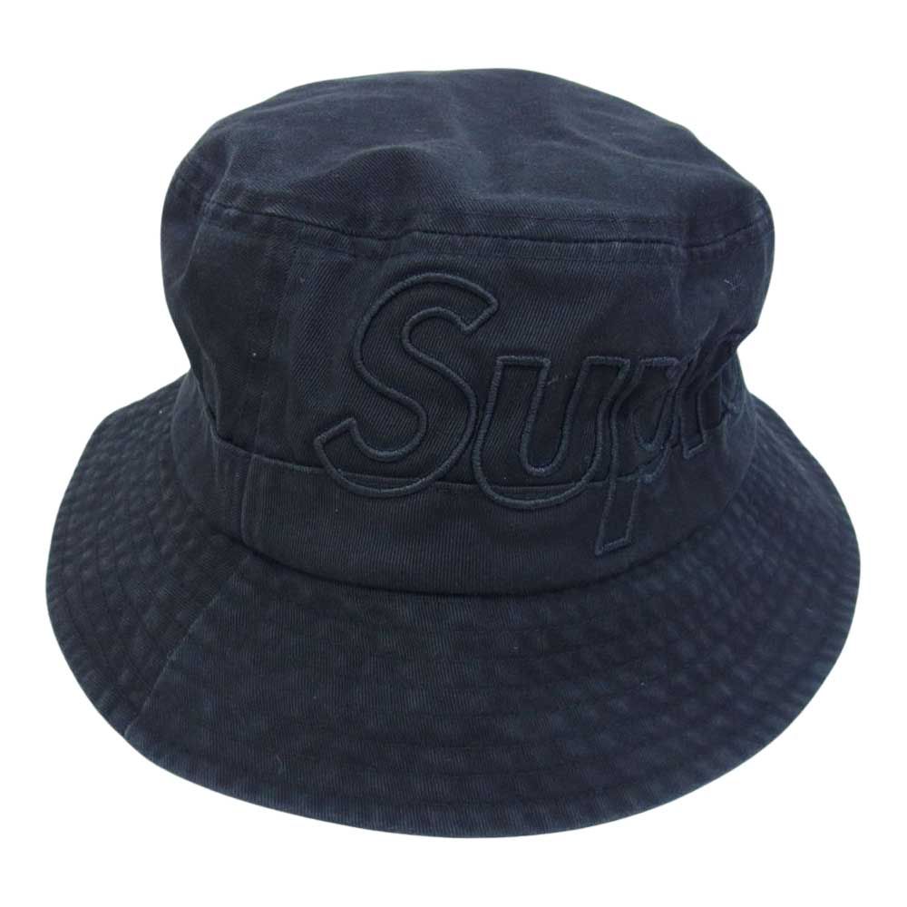 Supreme シュプリーム 23SS Outline Crusher Black アウトライン クラッシャー バケット ハット 帽子 ブラック系 M/L【新古品】【未使用】