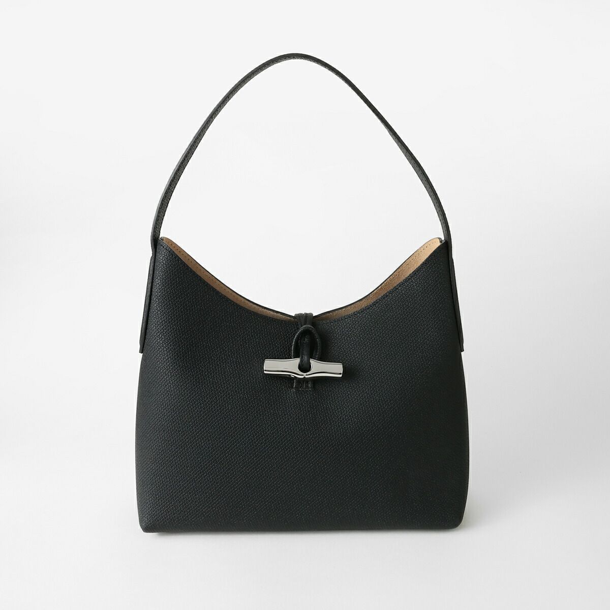 新品 ロンシャン LONGCHAMP ハンドバッグ ル ロゾ ホーボーバッグ M 