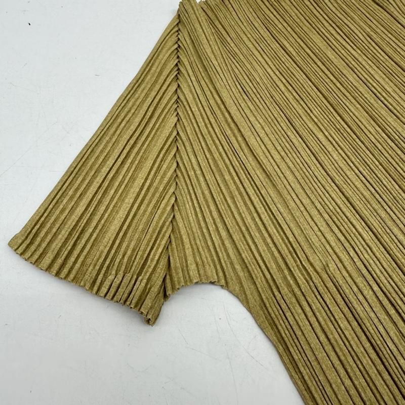  PLEATS PLEASE プリーツプリーズ カットソー 半袖 ISSEY MIYAKE プリーツ ハイネック PP 61-JK 162 半袖(Tシャツ) Tシャツ カットソー