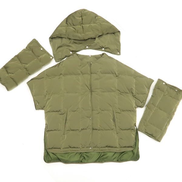 Gypsohila / ダウンジャケット/FREE/ナイロン/GRY/GPT-04 Gypsohila ダウンジャケット GPT-04 カーキ FREE SIZE ナイロン ダウン