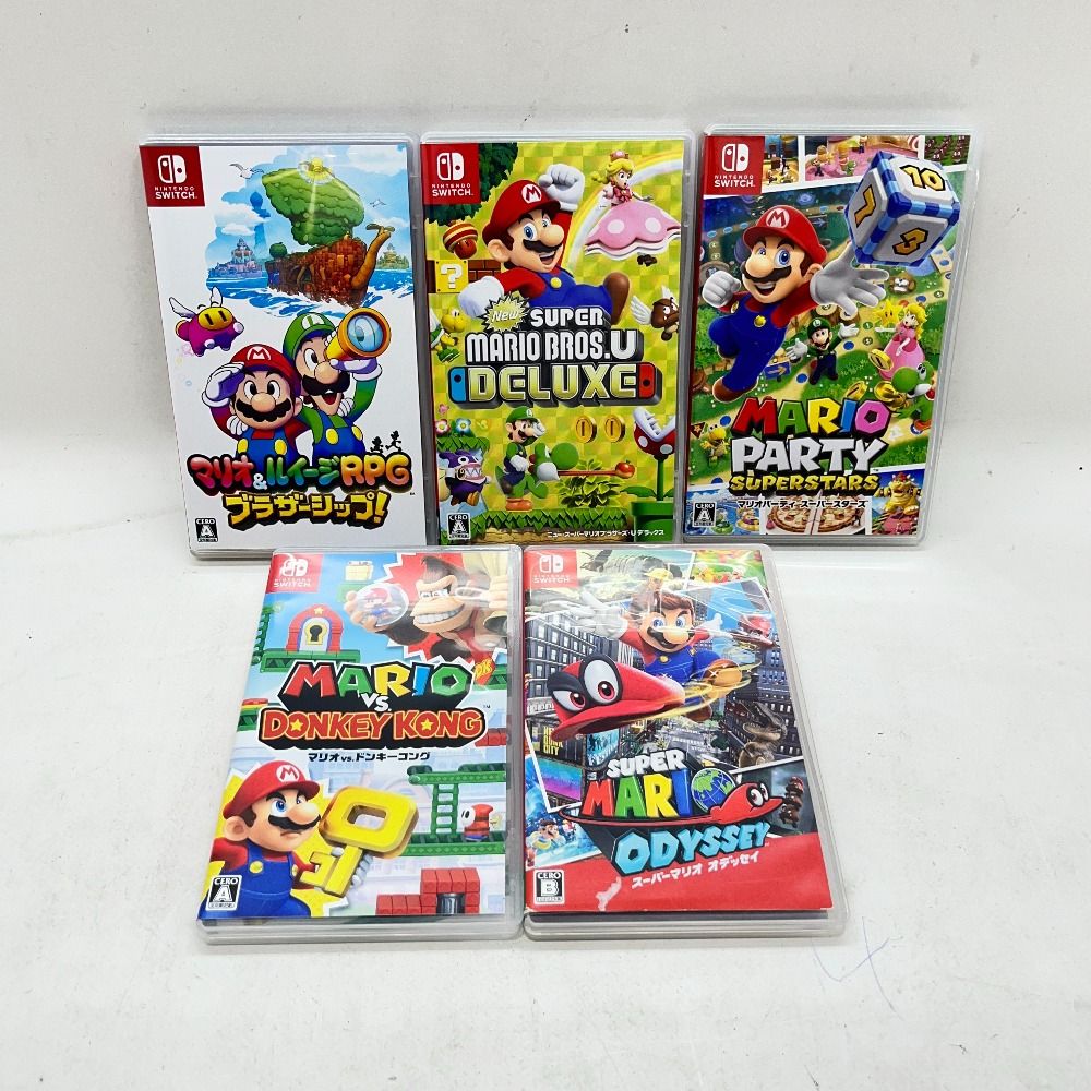 中古 任天堂 SWITCH ゲームソフト 5点 まとめ売りセット Switch ソフト まとめ売り 5本セット