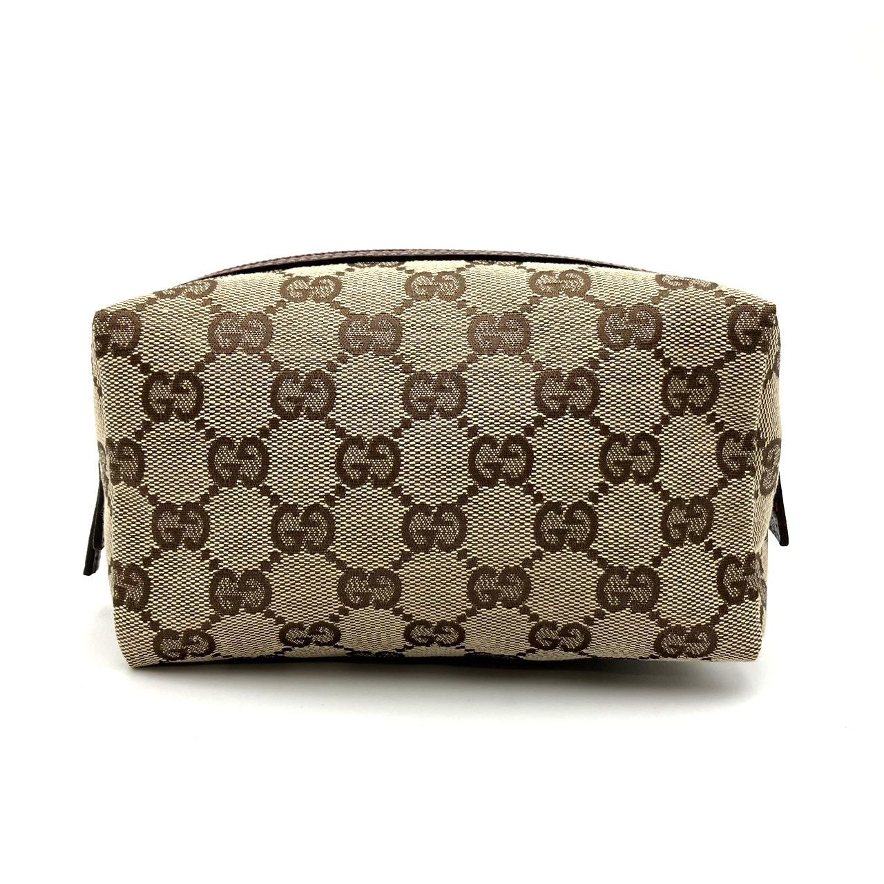 K1076 GUCCI グッチ 29595 GGキャンバス ポーチ ベージュ