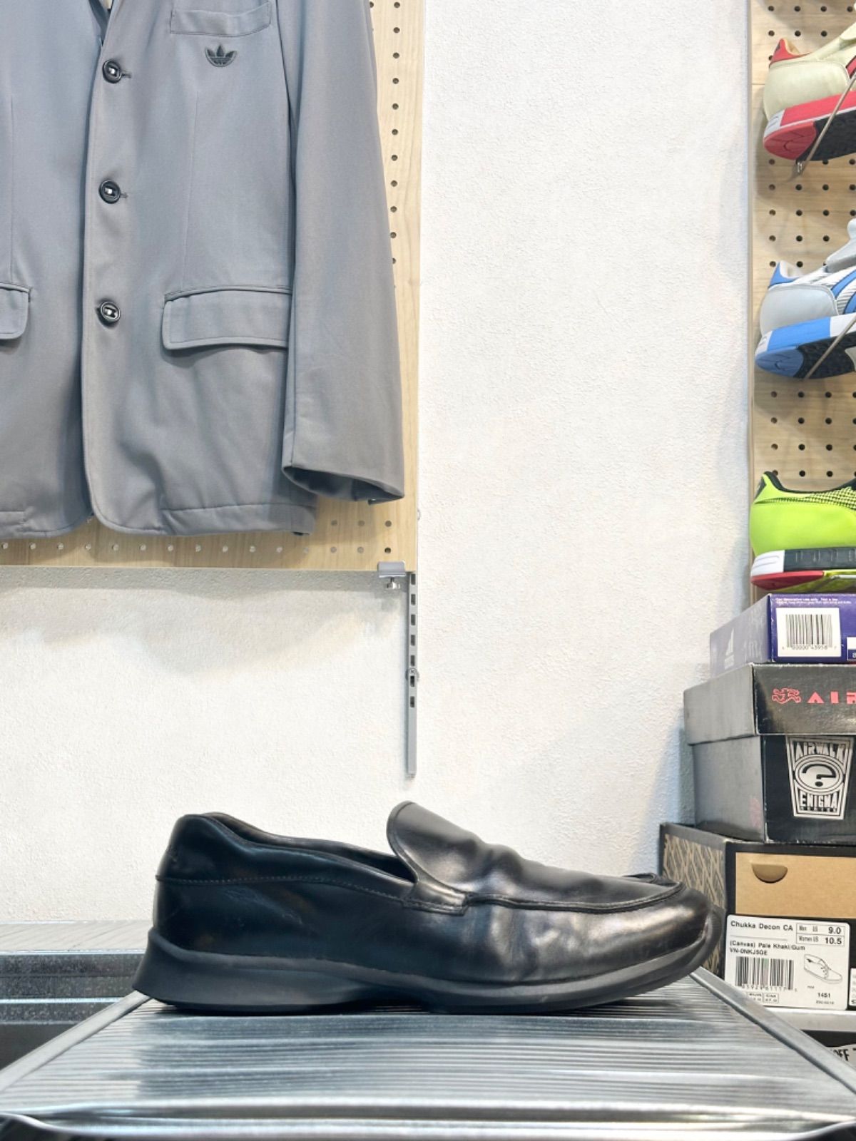  品 asics apomixis LEATHER LOAFER スニーカー 靴