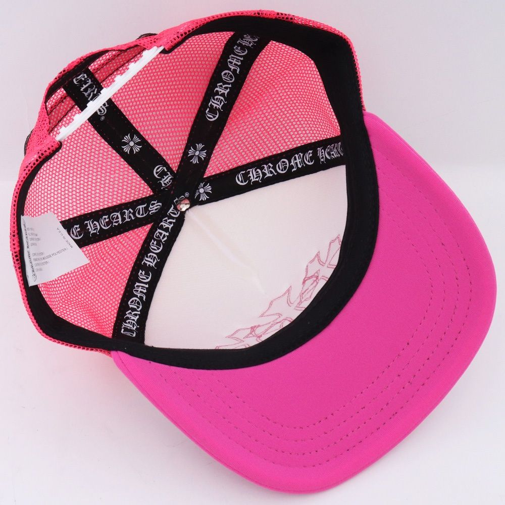 未使用 CHROME HEARTS 3セメタリーメッシュキャップ ピンク - メルカリ