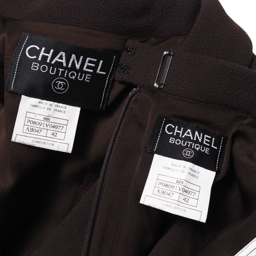 CHANEL シャネル ヴィンテージ スカートスーツ サイズ42 96A  