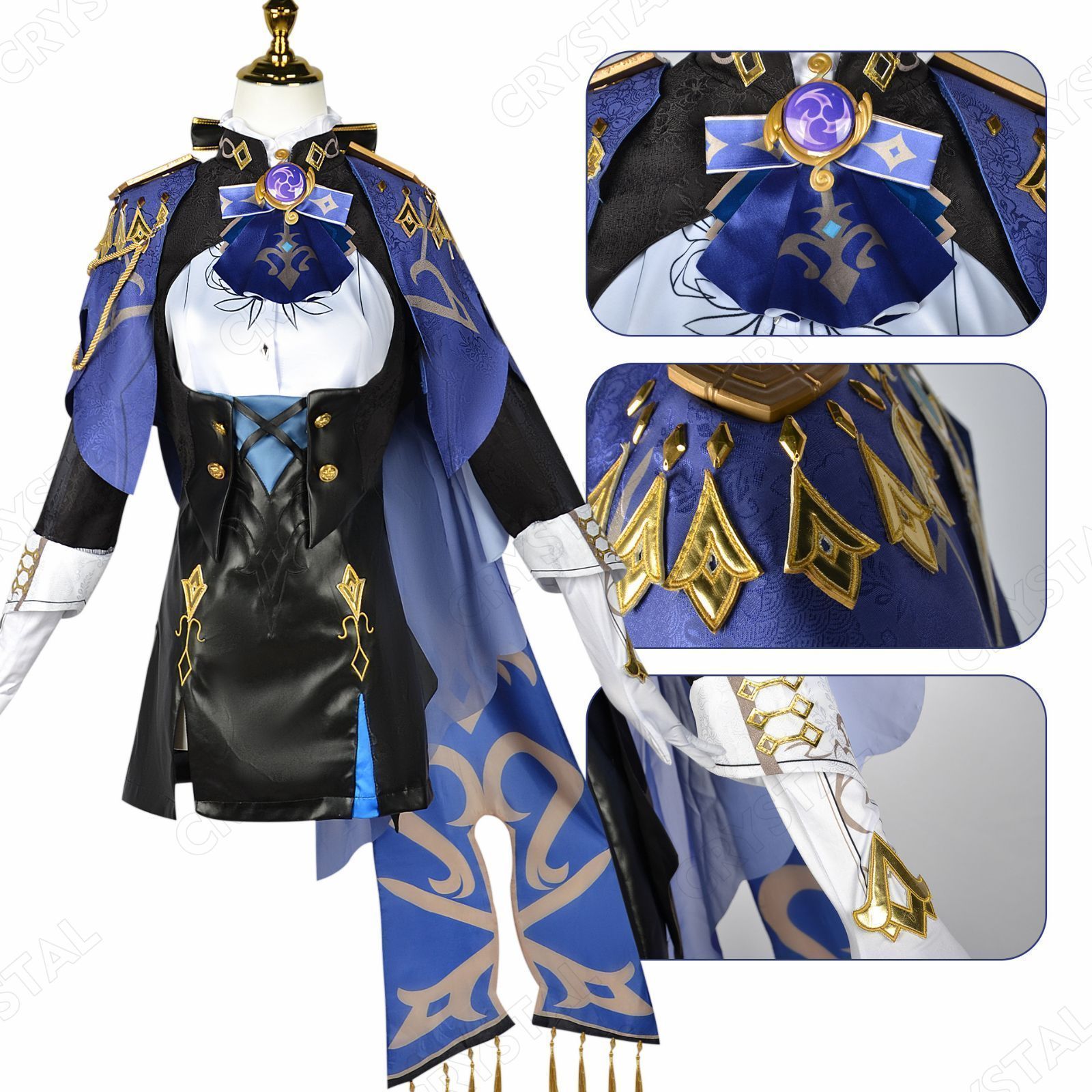 原神（Genshin）クロリンデ コスプレ衣装 ウイッグ付き 原神