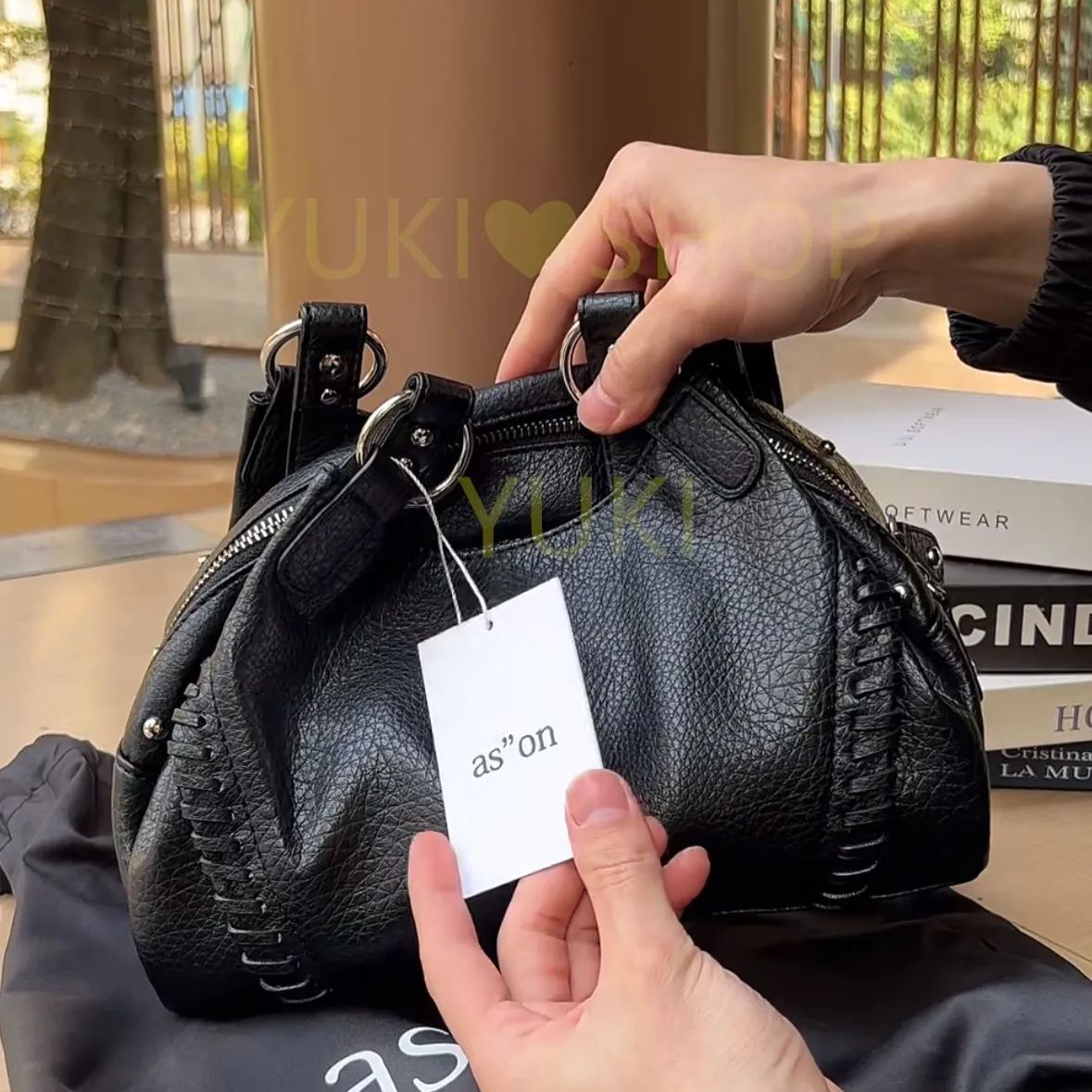 ason ason アズオン BONITA BIG BAG 2wayバッグ S ason ason アズオン BONITA BIG BAG 2wayバッグ S