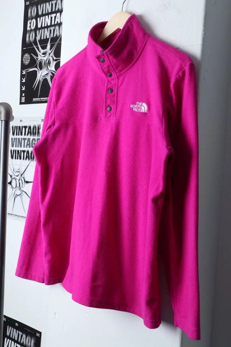 （ L ） THE NORTH FACE(ザノースフェイス) パーカー Tシャツ 紫 フリース セミジップアップ- 11D71