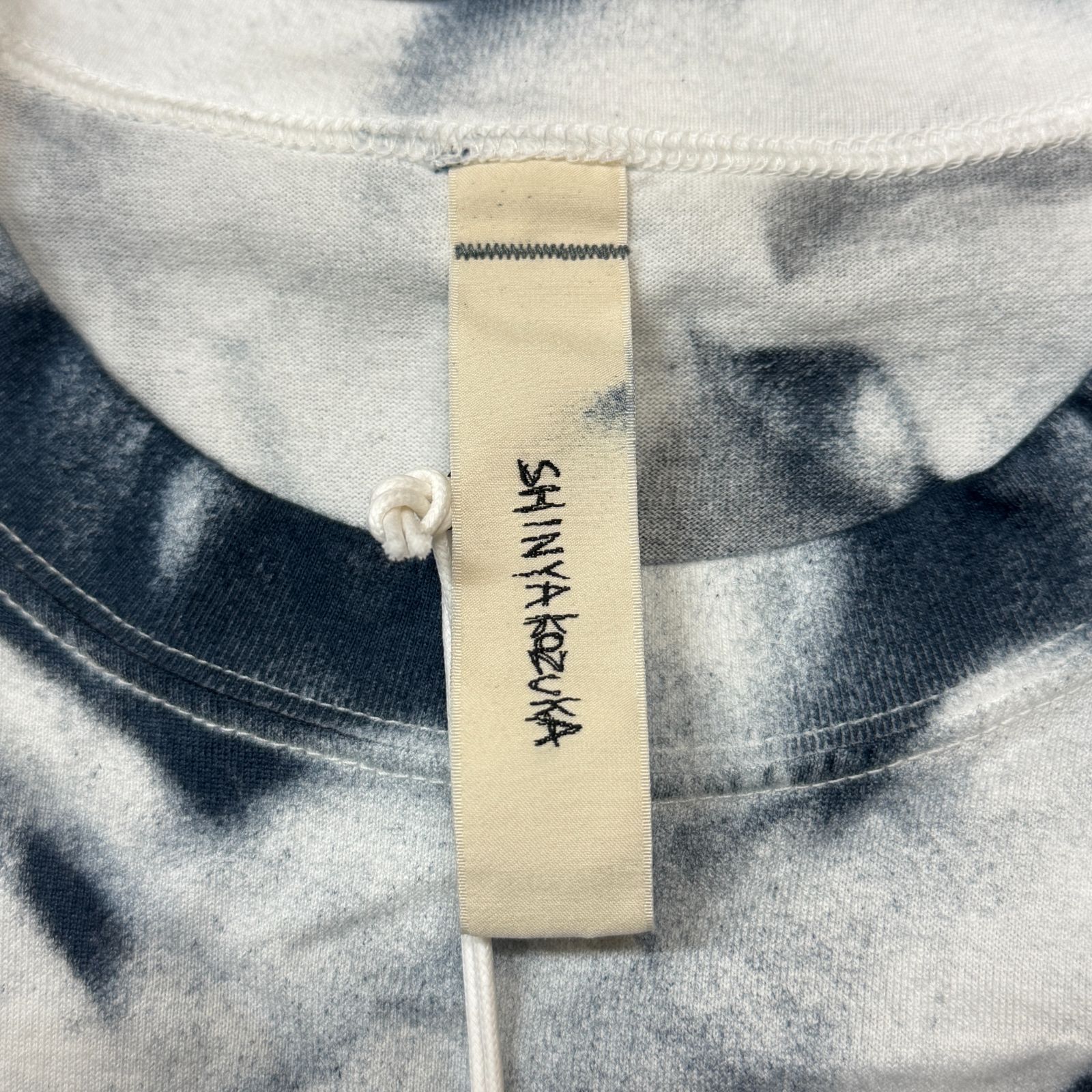 参考上代24200円 未使用品 SHINYAKOZUKA 24AW ブリーチ加工長袖Tシャツ 