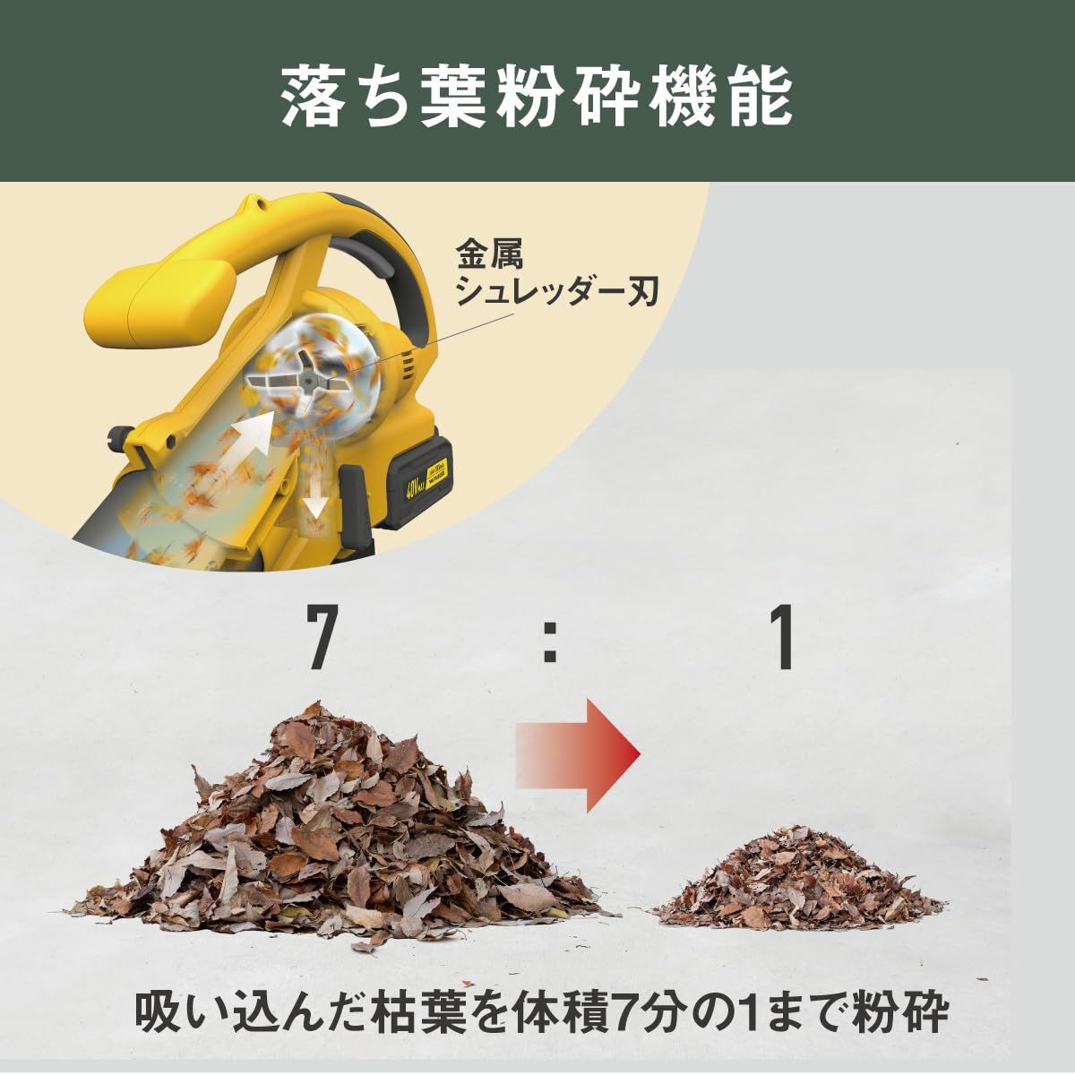 充電式ブロワバキューム コードレス