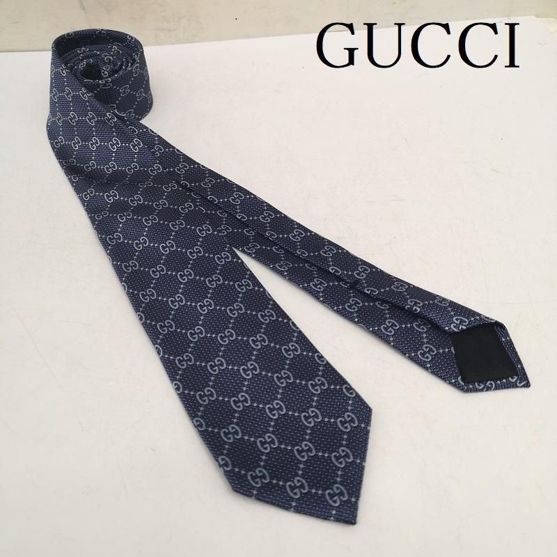 GUCCI グッチ ネクタイ GG ドット ネクタイ 408865 4E002 ナロータイ