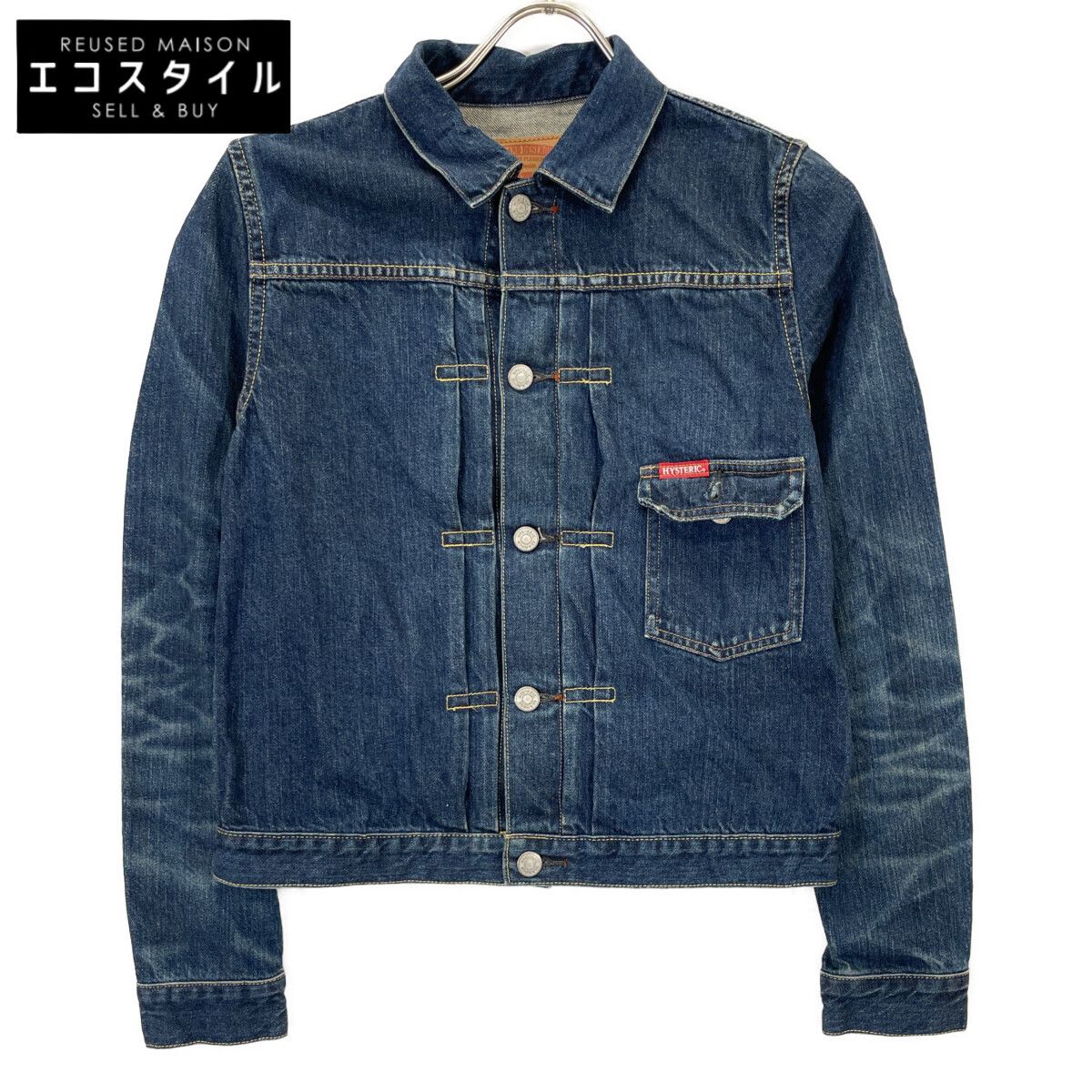 HYSTERIC GLAMOUR ヒステリックグラマー ｲﾝﾃﾞｨｺﾞ ﾃﾞﾆﾑｼﾞｬｹｯﾄ S