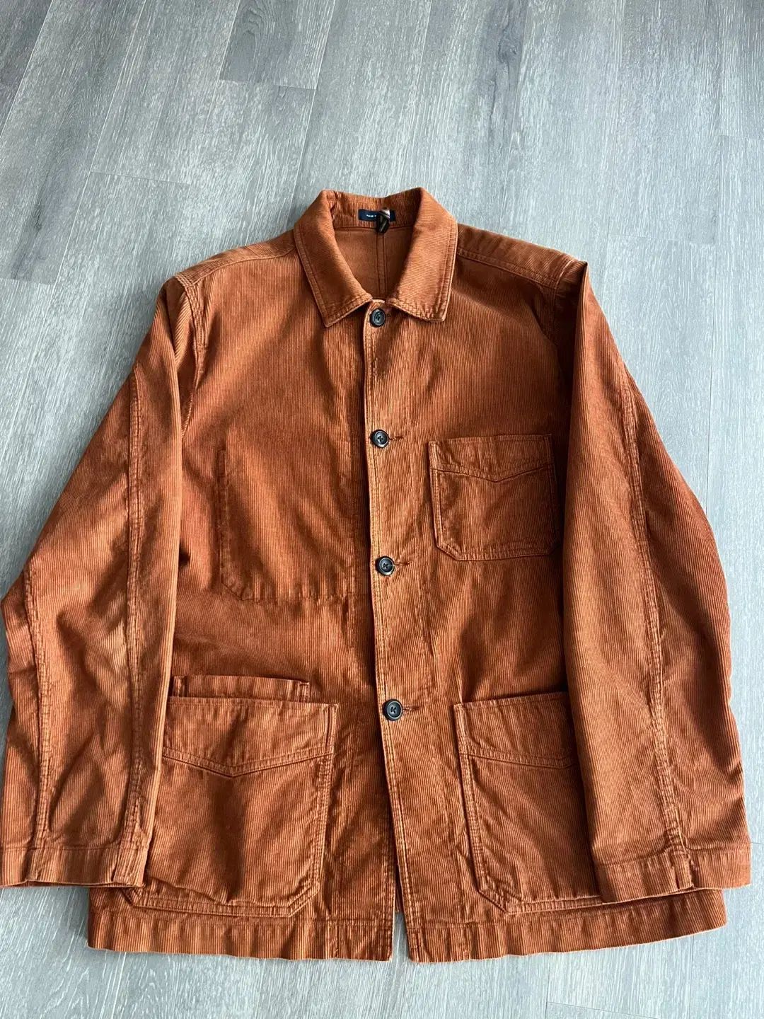 Drake’s(ドレイクス) ラストブラウン ジャパンセルビッジ コーデュロイ チョア 40 サイズ