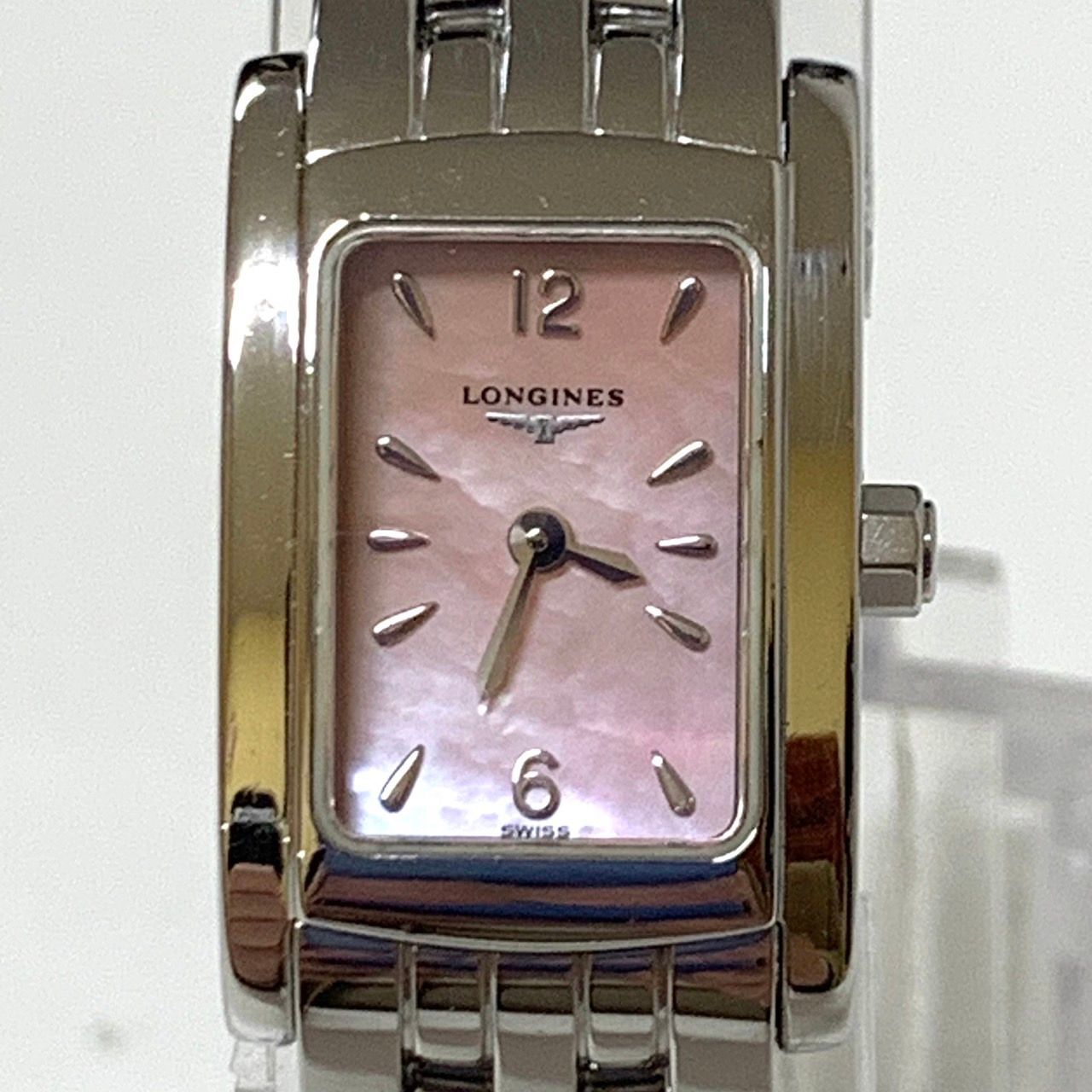 LONGINES ロンジン L5.158.4 ドルチェビータ ピンクシェル文字盤 LONGINES】ロンジン/ドルチェビータ時計/ピンクシェル/L5.158.4 - メルカリ