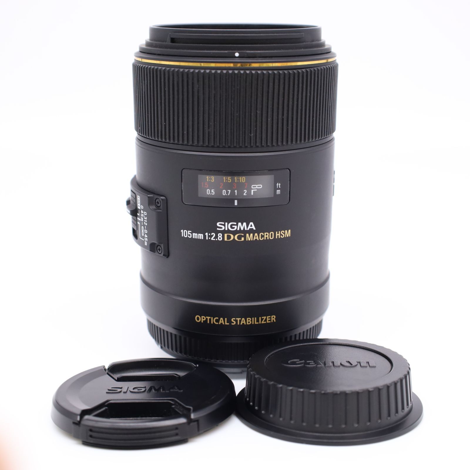 上品 SIGMA 105mm F2.8 EX DG OS HSM MACRO Canon キヤノン EFマウント 279009