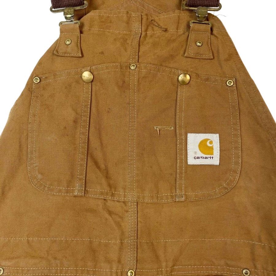 80s90sUSA製カーハートcarhartt中綿入りキルティングライナーダック地
