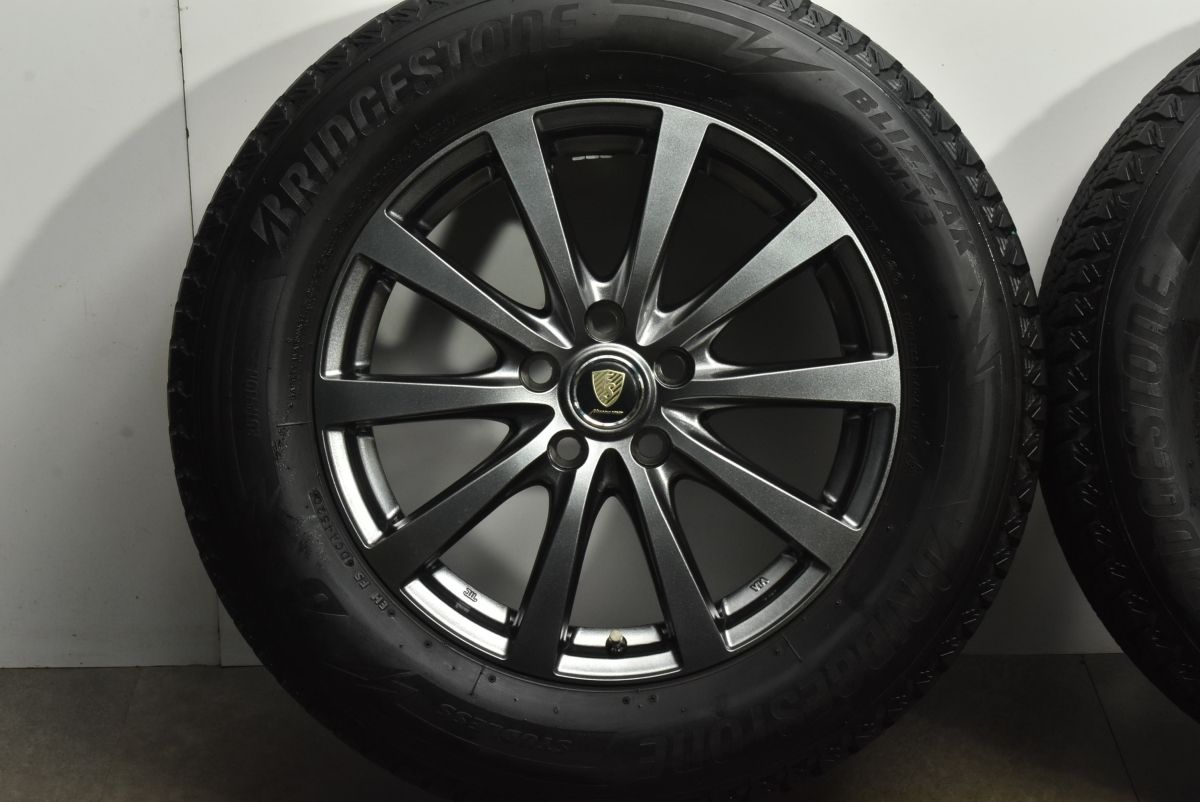 マナレイスポーツ 17in 7J 39 PCD114.3 ブリヂストン ブリザック DM-V3 225|65R17 レクサス 10系 NX ハリアー RAV4 ヴァンガード FFCRYSTALESIA_COM