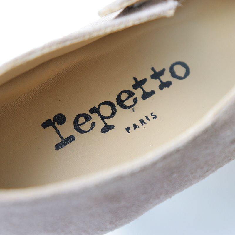 repetto レペット スエードストラップパンプス 36/ベージュ系 22.7cm