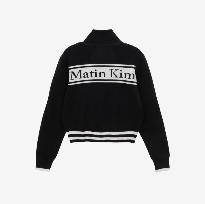 MatinKim SPELLPOINTKNITZIPUPパーカーS