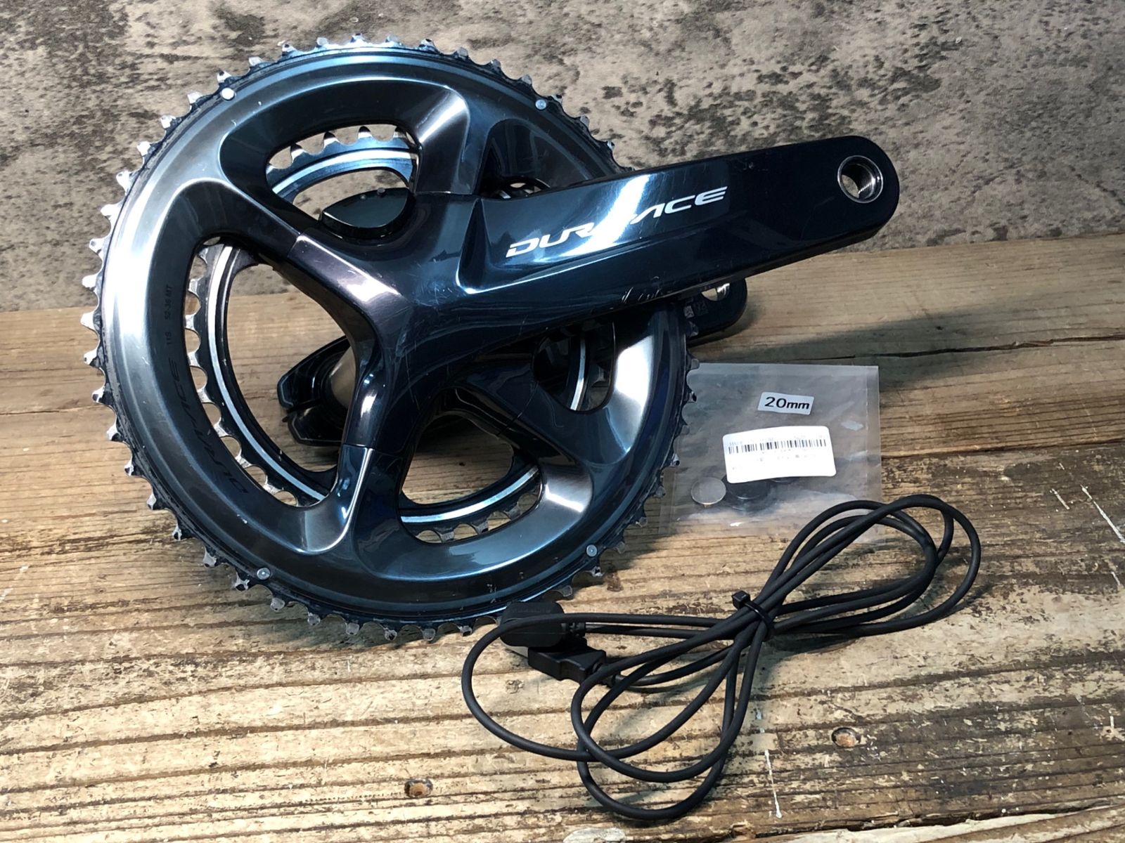 JI188 シマノ SHIMANO デュラエース DURA-ACE FC-R9100-P クランクセット パワーメーター 52|36T 172.5mm 接続 済み 充電ケーブル付属