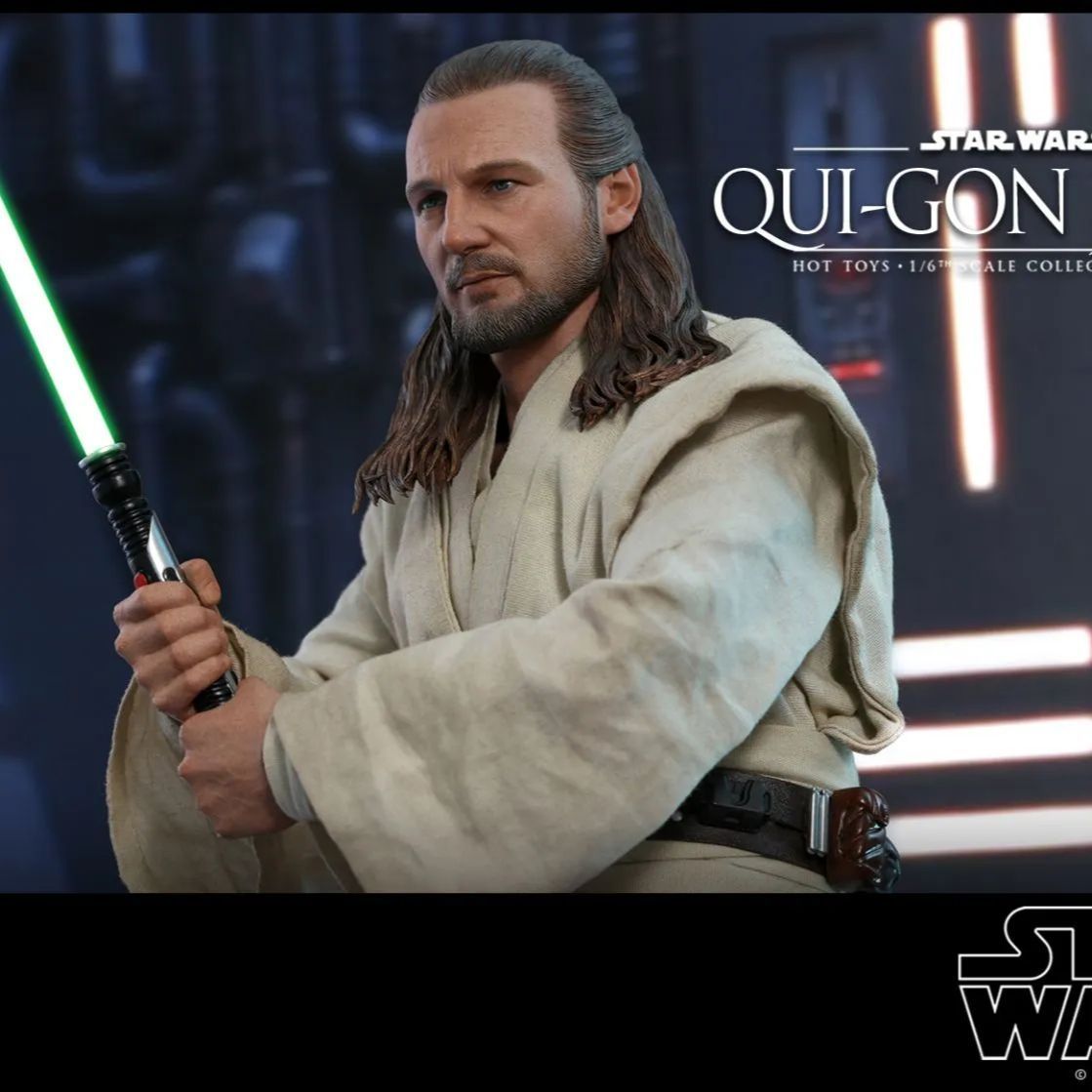 ホットトイズ スターウォーズ クワイ・ガン・ジン 汚れ傷あり ホット