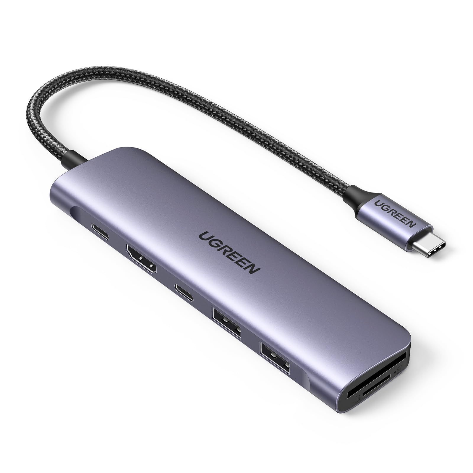 新品 アダプター タイプC Mac SD/TFカードリーダー付き Micro air/Pro/Rog SD Ally 2ポート拡張 3.0 Dell USB USB XPS HDMIハブ 4K HP 5Gbps高速転送 USB-C Surface PD100W