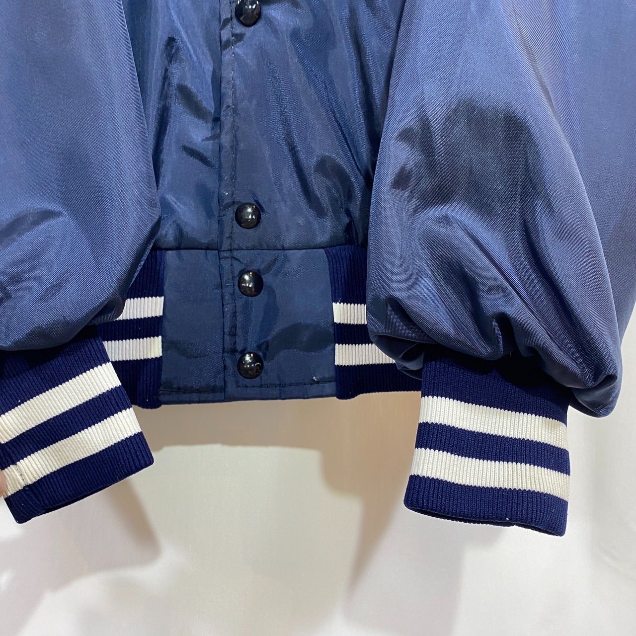 美品 Gem Sportswear アワードジャケット ネイビー XL USA製