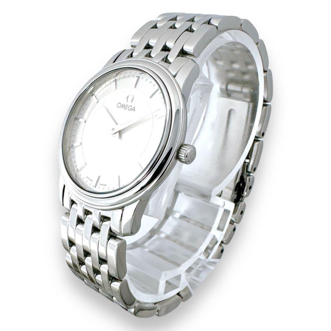 オメガ デビル プレステージ シルバー クオーツ レディース 時計 ブランド