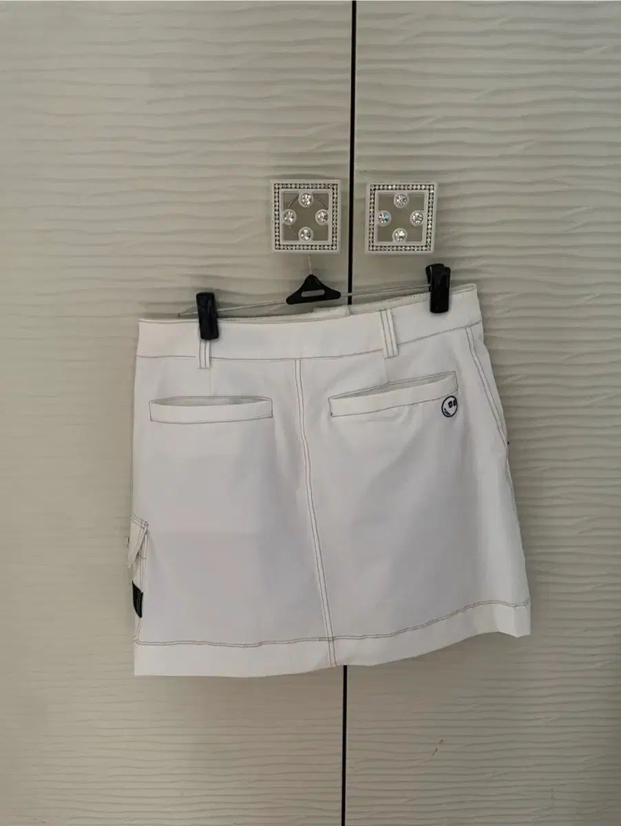 MALBON GOLF(マルボンゴルフ) malbon ゴルフ スカート ホワイト S