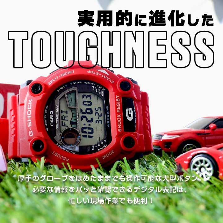 CASIO カシオ G-SHOCK G-7900A-4JF 腕時計 赤 動作品 G-SHOCK 並行輸入品 10年保証 CASIO カシオ Gショック G-7900A-4