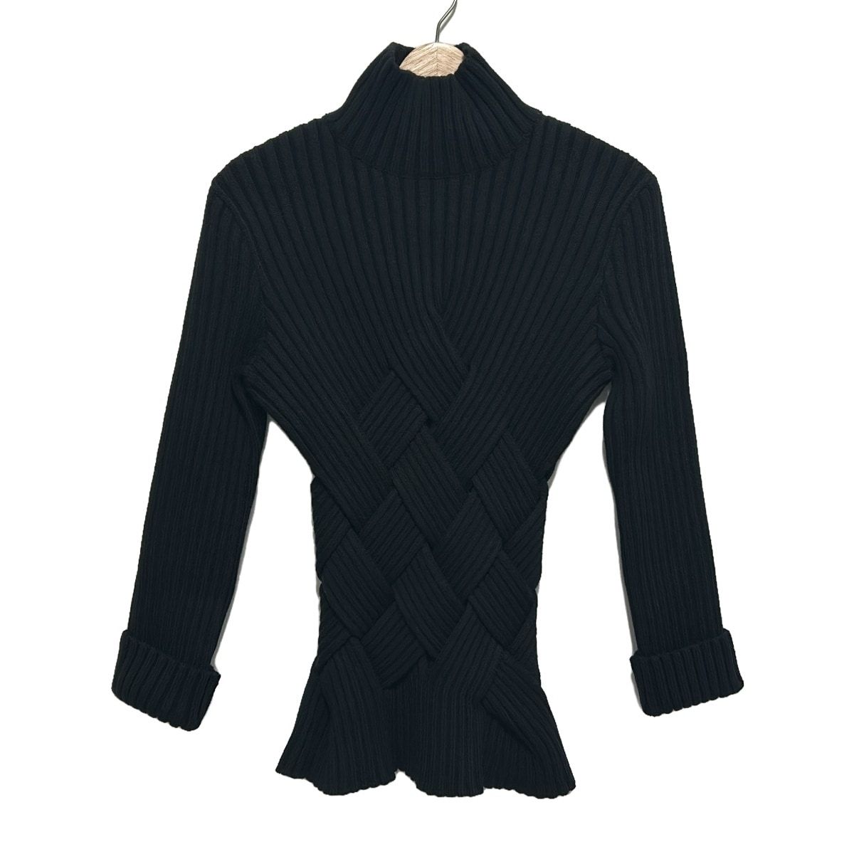 最終価格　Bottega Veneta ボッテガ　ブラックニットセーター L Bottega Veneta ボッテガ ブラックニットセーター L Bottega