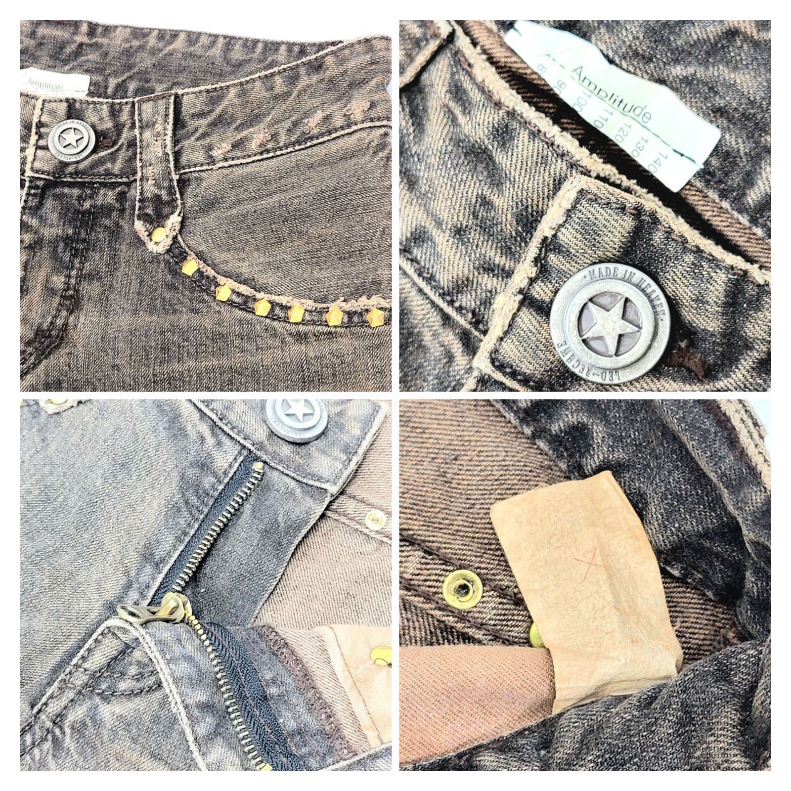 00s veronica dee skull denim archive LED n by y2kの通販 RECHWE 