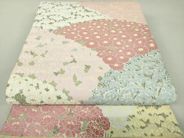 平和屋着物○六通柄袋帯 唐織 花尽くし 正絹 逸品 DAAQ2691ps - メルカリ