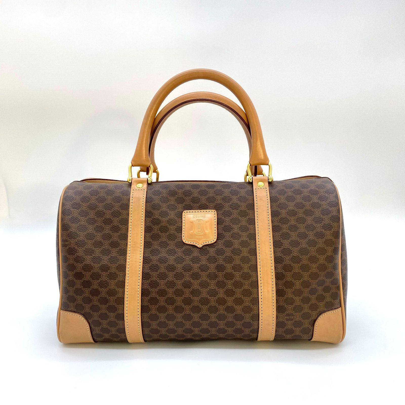 CELINE セリーヌ マカダム柄 M14 ボストン ボストンバッグ - メルカリ