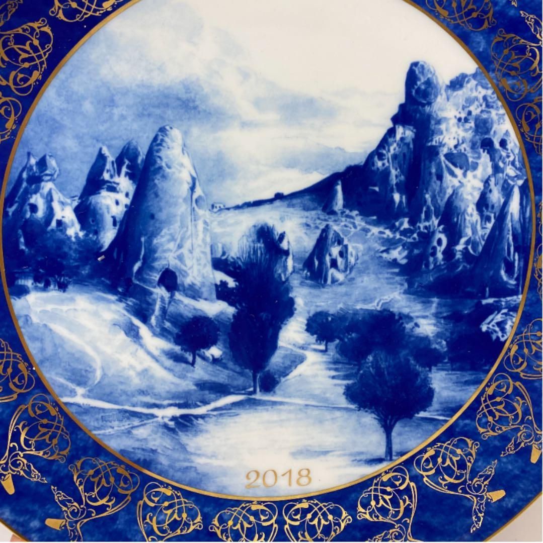 ☆洋3マイセン イヤープレート2018 トルコ カッパドキア トヒカ 幅約27