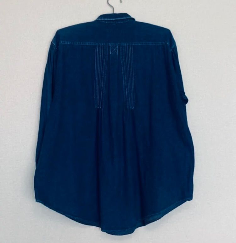ヴィンテージ PINKHOUSE チュニック 長めゆったりデニム 妊婦服 新品 