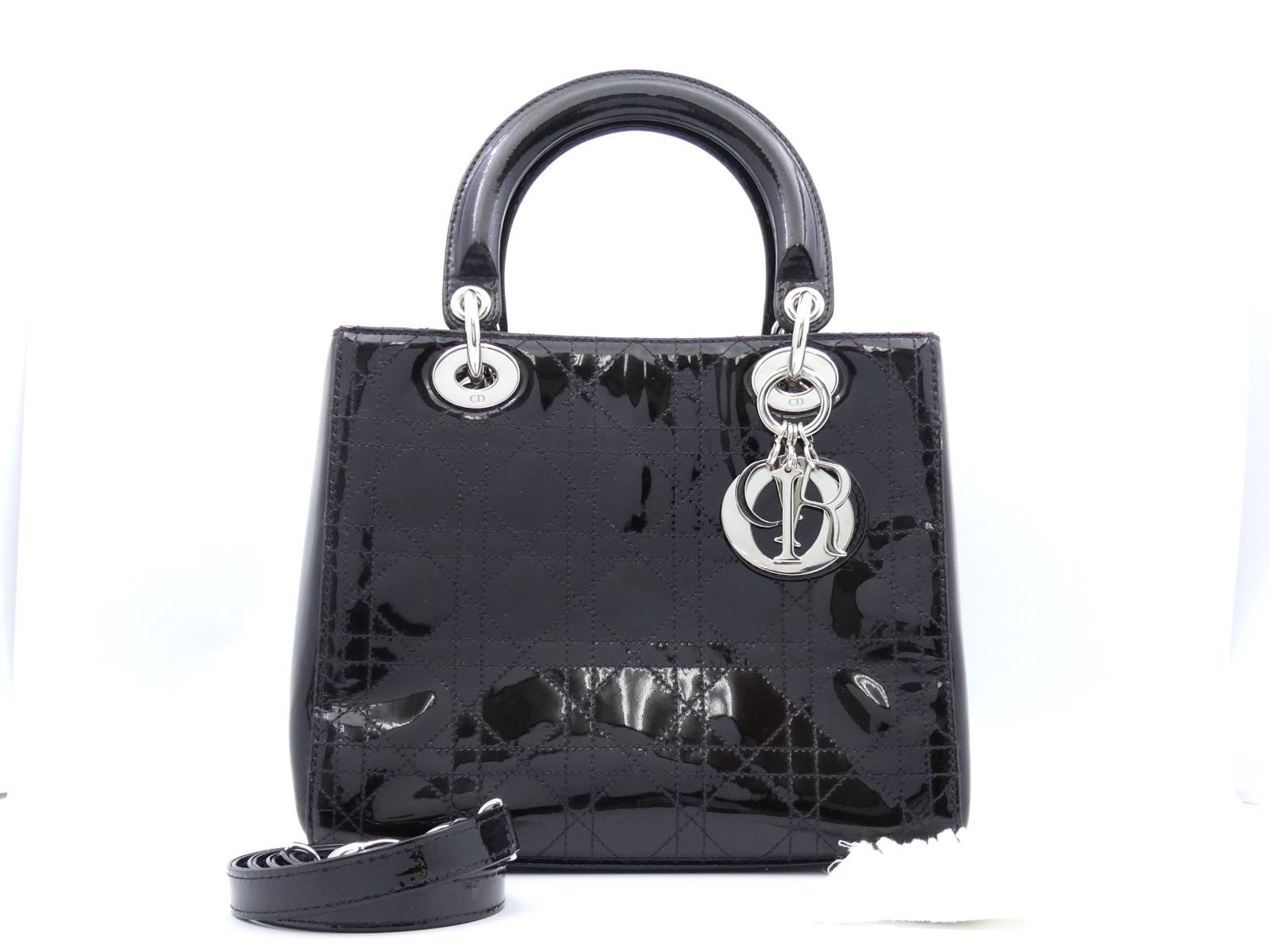 Christian Dior カナージュ レディディオール ハンドバッグ クリスチャンディオール Christian Dior カナージュ レディ