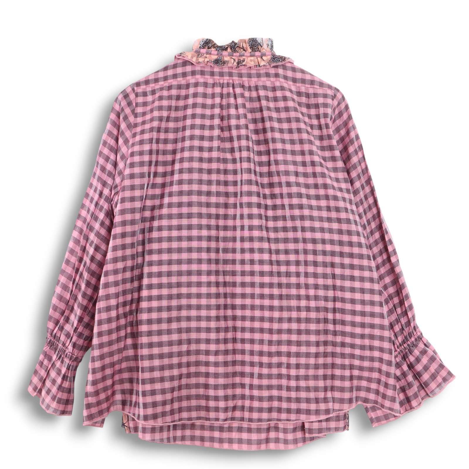 AS KNOW AS olaca アズノウアズ オオラカ 花柄レース×チェック柄