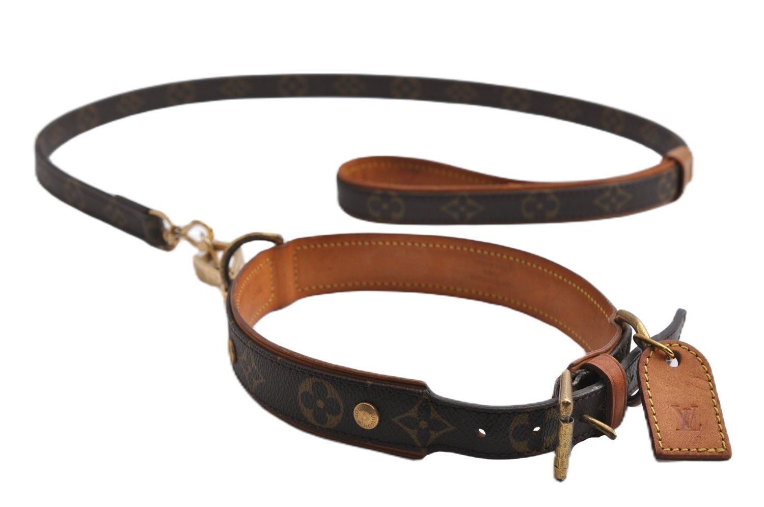 Louis Vuitton レザー首輪 TH1015 Louis Vuitton レザー首輪 TH1015（LOUIS VUITTON ルイ