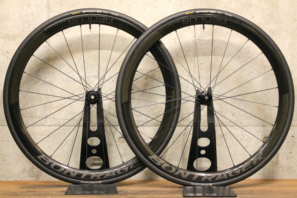 ボントレガー BONTRAGER アイオロス ディスク Aeolus RSL 37 DISC カーボン チューブラー ホイールセット シマノ12/11S ワイドリム 【福岡店】