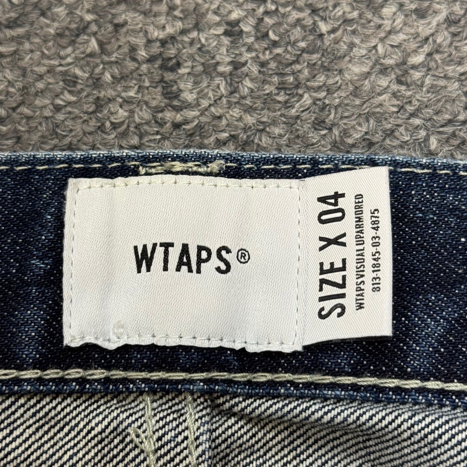 WTAPS 19SS デニム　バギーウォッシュド　テーパード　パンツ　トラウザー WTAPS ダブルタップス 19SS BAGGY WASHED TROUSERS DENIM バギー