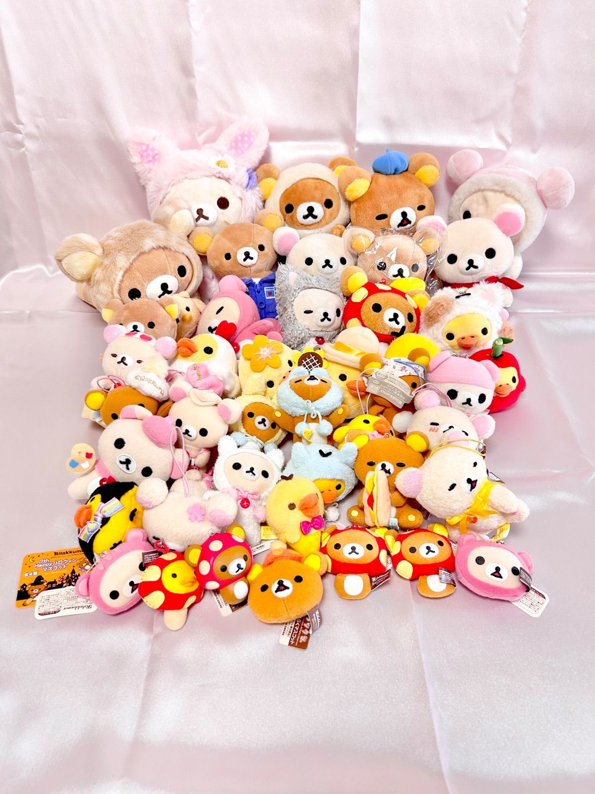 リラックマ キイロイトリ ハロウィン ぬいぐるみ 帽子 魔女 カフェ